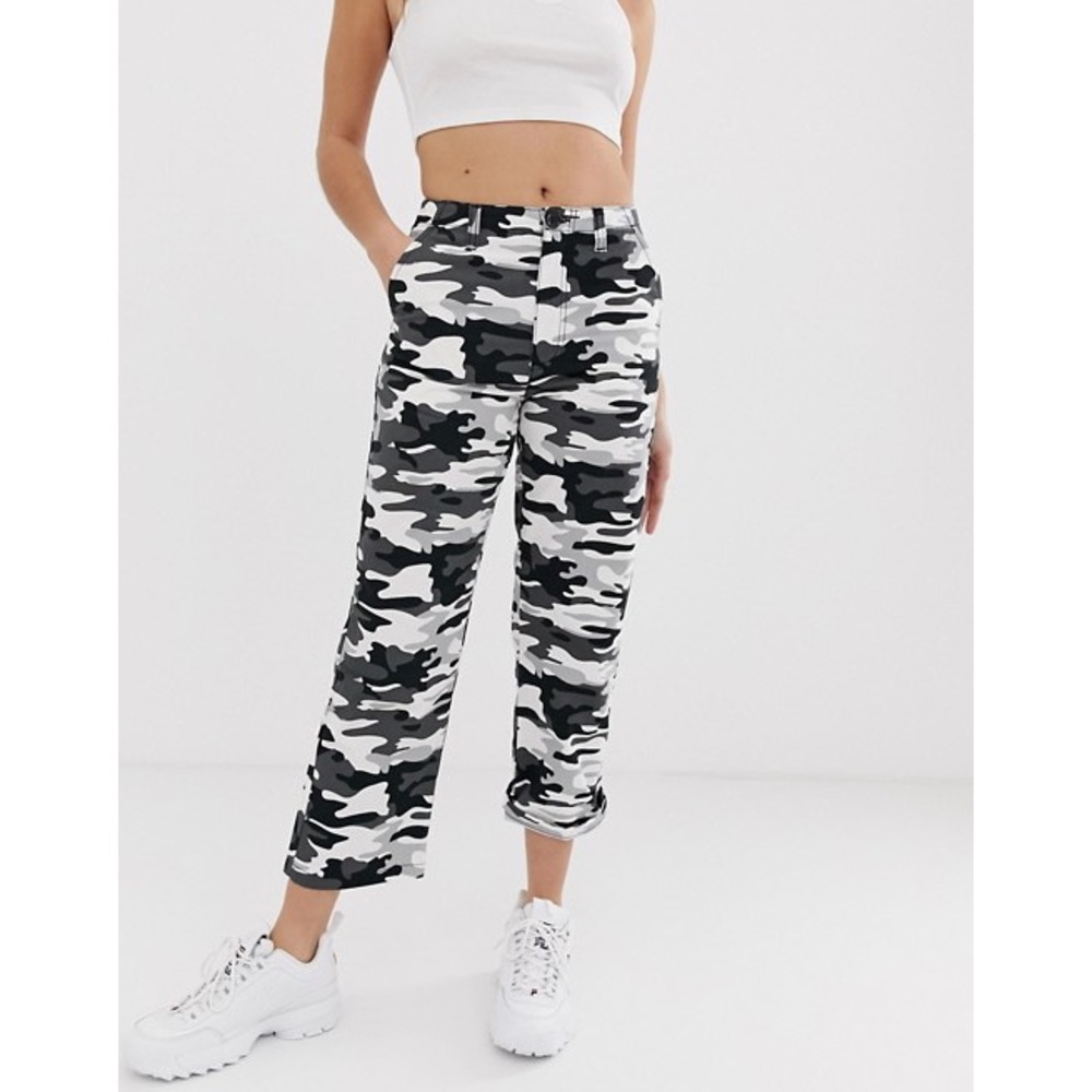 Woman’s camouflage pants